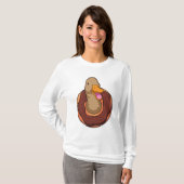 Duck met Donut T-shirt (Voorkant volledig)