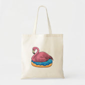 Duck met Donut Tote Bag (Voorkant)