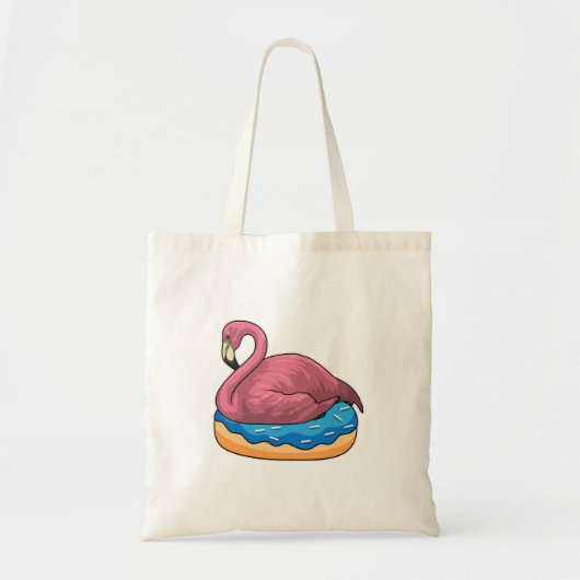Duck met Donut Tote Bag (Voorkant)