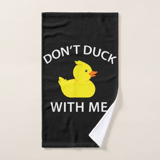Duck met me, grappige Rubber Duck Handdoek (Handdoek)