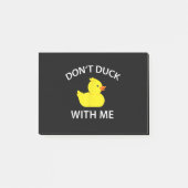 Duck met me, grappige Rubber Duck Post-it® Notes (Voorkant)