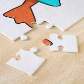 Duck met Swim-ring en zonnebril Legpuzzel (Zijkant)