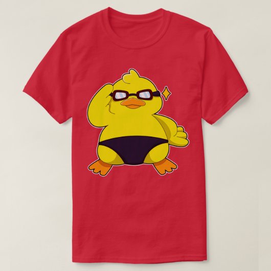 Duck met zonnebril t-shirt (Design voorkant)