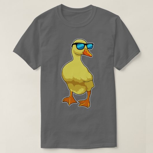 Duck met zonnebril t-shirt (Design voorkant)