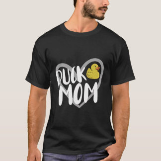 Duck Moeder Hart Grappige Duck Lover T-shirt