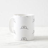 Duck mok, Duck in bed mok. Schattigee eend mok (Voorkant links)