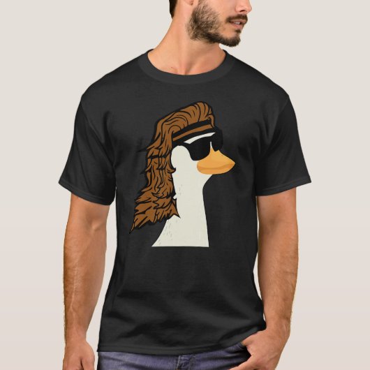 Duck Mullet Funny Mullet Haircut T-shirt (Voorkant)