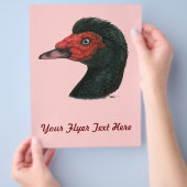 Duck: Muscovy Head Flyer (Hand)