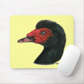 Duck: Muscovy Head Muismat (Met muis)