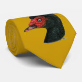 Duck: Muscovy Head Stropdas (Opgerold)