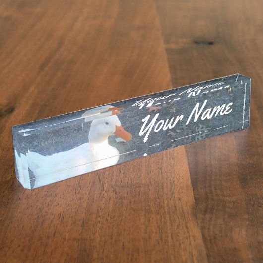 Duck Name Bord Naambordje (Zijkant)