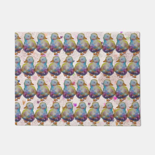 Duck named Rainbow Deurmat (Voorkant)