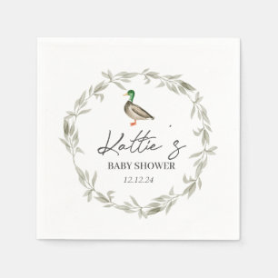 Duck napkins, Mallard napkins Servet