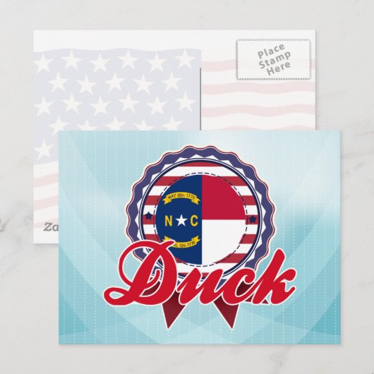 Duck, NC Briefkaart (Voorkant / Achterkant)