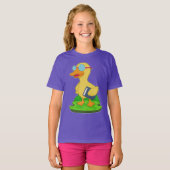 Duck Nerd Boekenbril T-shirt (Voorkant volledig)