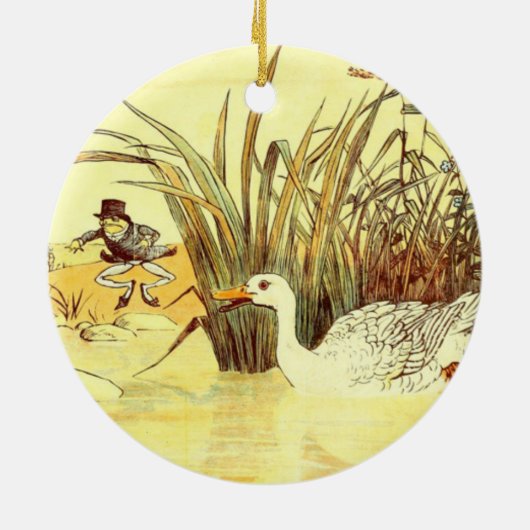  Duck No. 7 Keramisch Ornament (Achterkant)