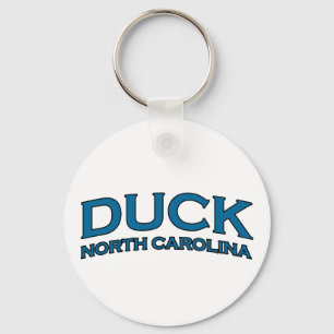 Duck North Carolina Arch Text Logo Sleutelhanger
