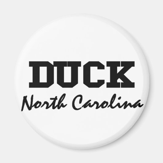 Duck North Carolina Magneet (Voorkant)