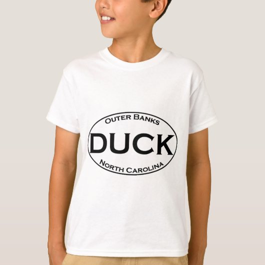 Duck North Carolina Oval Logo T-shirt (Voorkant)