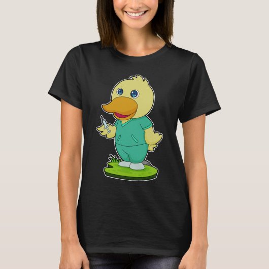 Duck Nurse spuit T-shirt (Voorkant)