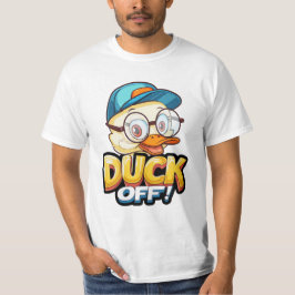 Duck off humoristisch t-shirt
