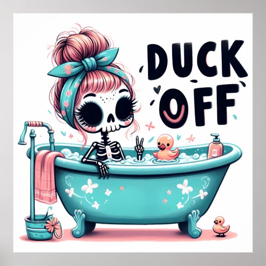 Duck off poster (Voorkant)