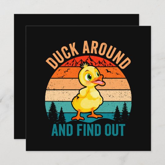 Duck omheen en ontdek het (Voorkant / Achterkant)