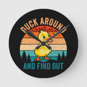 Duck omheen en ontdek het ronde klok (Voorkant)