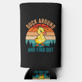 Duck omheen en ontdek het seltzer blikjeskoeler (Achterkant)