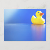 Duck on Blue Briefkaart (Voorkant)