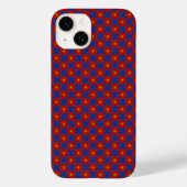 Duck on blue met red kaleidoscoop Case-Mate iPhone case (Achterkant)