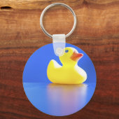 Duck on Blue Sleutelhanger (Voorkant)