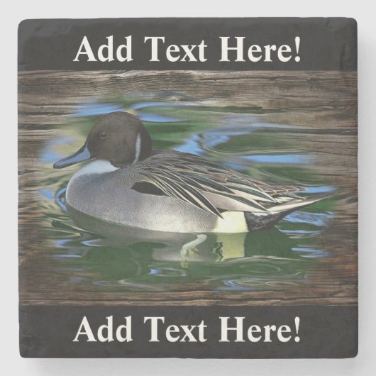 Duck on the Lake Stone Onderzetter (Voorkant)