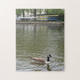Duck on the River Avon Bird Natuur Fotografie Legpuzzel