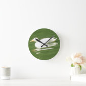 Duck on the Water Wall Clock Ronde Klok (Huis)