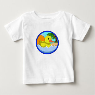 Duck op Beach met Palm-bomen.PNG