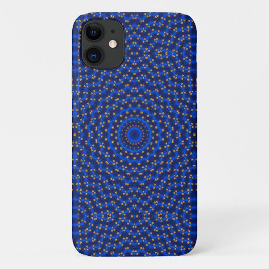 Duck op blauwe kaleidoscoop... Case-Mate iPhone case (Achterkant)