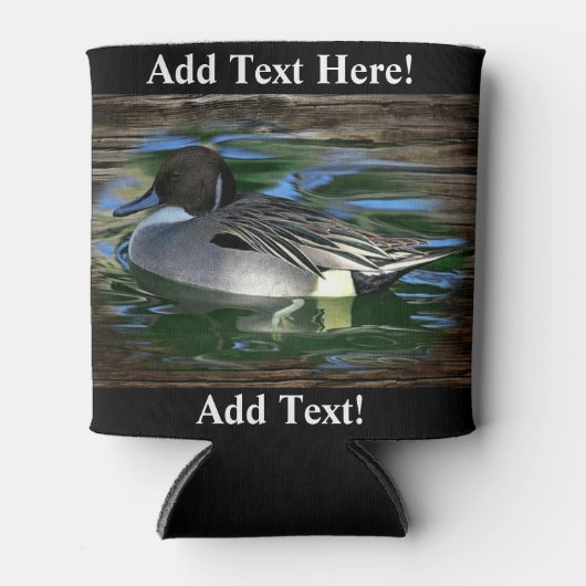 Duck op de Koelbox van het meer Blikjeskoeler (Voorkant)