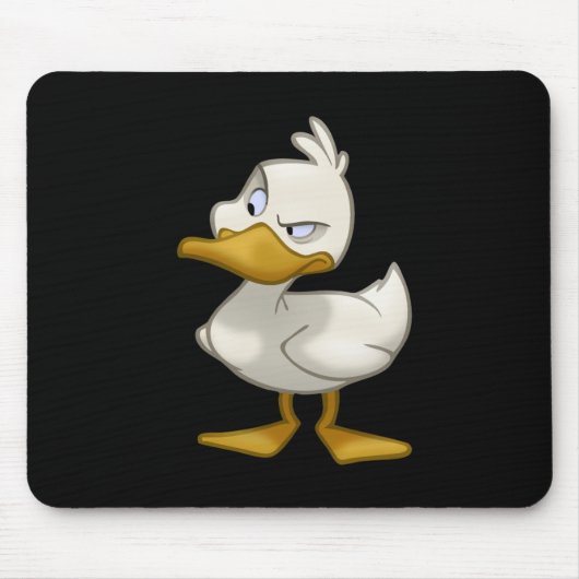 Duck op een Mousepad Muismat (Voorkant)