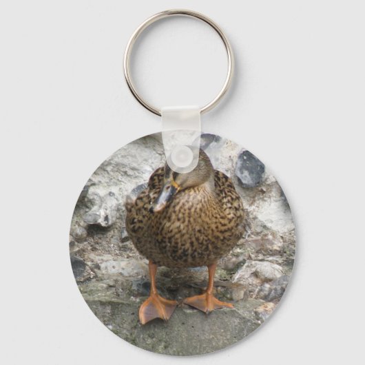Duck op een Wall Sleutelhanger (Voorkant)