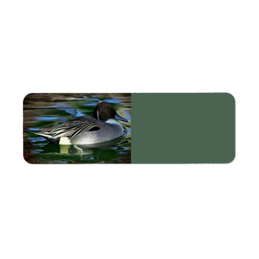 Duck op het meer etiket (Voorkant)