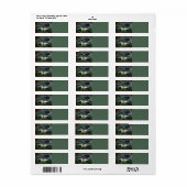 Duck op het meer etiket (Full Sheet)