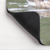 Duck op het meer van Mousepad Muismat (Hoek)
