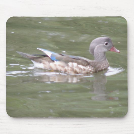 Duck op het meer van Mousepad Muismat (Voorkant)