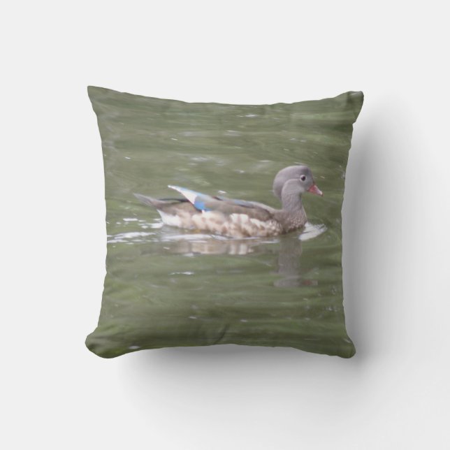 Duck op het meer van Pillow Kussen (Voorkant)