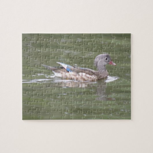 Duck op het meer van Puzzle Legpuzzel (Horizontaal)