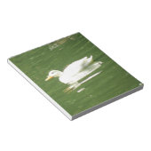 Duck op het waternotebookscherm notitieblok (Schuin)