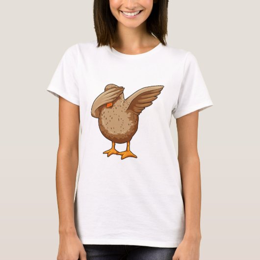 Duck op Hip Hop Dance Dab T-shirt (Voorkant)