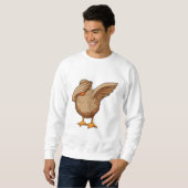 Duck op Hip Hop Dance Dab Trui (Voorkant volledig)