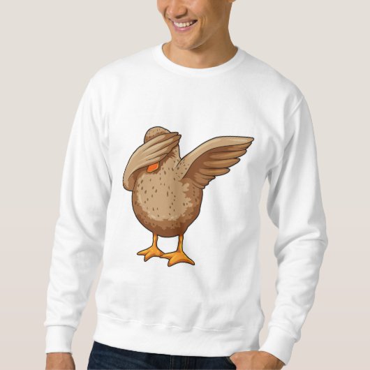 Duck op Hip Hop Dance Dab Trui (Voorkant)